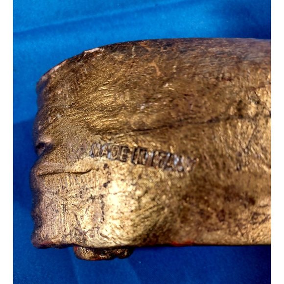 Vtg 10" Italian Gold Gilt Hand Carved Wood Wall Sconce Hollywood Regency… - Picture 6 of 7